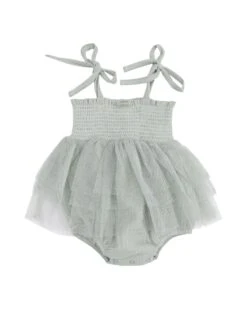 Solid Muslin Desert Green Tutu Bubble