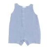 Solid Muslin Dusty Blue Sleeveless Shortie Romper -LITTLE Baby Gear little angel dear solid muslin dusty blue sleeveless shortie romper 1155572354