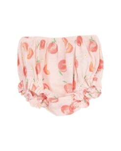 Sweet Peach Ruffle Strap Smocked Top + Bloomer -LITTLE Baby Gear little angel dear sweet peach ruffle strap smocked top bloomer 1155572385