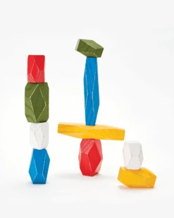 Balancing Blocks Multicolor -LITTLE Baby Gear little areaware balancing blocks multicolor 29852927393834