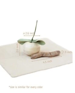 Apple Friend Wooden Toy -LITTLE Baby Gear little babai apple friend wooden toy 50372302373156