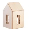 Large Magnetic Dollhouse In Natural -LITTLE Baby Gear little babai large magnetic dollhouse in natural 29834754490410