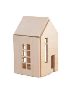Medium Magnetic Dollhouse In Natural