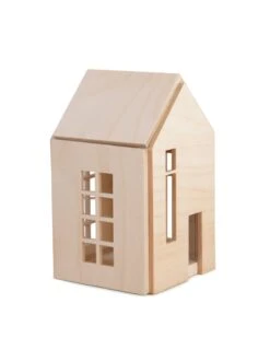 Small Magnetic Dollhouse In Natural