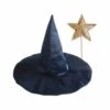 KIds Velvet Witch Hat - Black