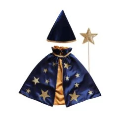 Magical Wizard Cape Set - Navy -LITTLE Baby Gear little bailey and ava magical wizard cape set in navy 1155573701