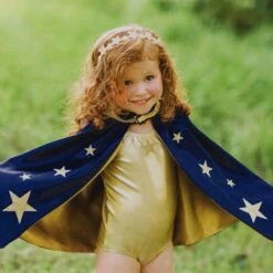 Magical Wizard Cape Set - Navy -LITTLE Baby Gear little bailey and ava magical wizard cape set in navy 1155573703