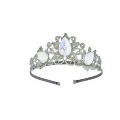 Raven Princess Crown & Wand Set, Silver & Ivory -LITTLE Baby Gear little bailey and ava raven princess crown and wand set in silver ivory 1155573617