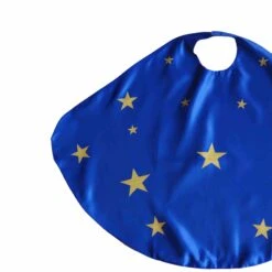 Superhero Star Costume Set, Blue -LITTLE Baby Gear little bailey and ava superhero star costume set in blue 1155573528