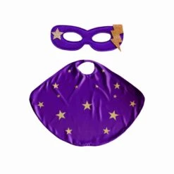 Superhero Star Costume Set, Pink/Purple -LITTLE Baby Gear little bailey and ava superhero star costume set in pink purple 1155573585