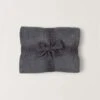 CozyChic Lite Baby Receiving Blanket In Coal -LITTLE Baby Gear little barefoot dreams cozychic lite baby receiving blanket in coal 47600019472676