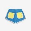 Bobo Choses Blue Color Block Terry Cloth Shorts In Light Blue -LITTLE Baby Gear little bobo choses blue color block terry cloth shorts in light blue 50860169101604
