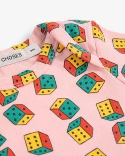 Bobo Choses Dice All Over Overall In Pink -LITTLE Baby Gear little bobo choses dices all over overall in pink 1174964947