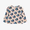 Bobo Choses Doggy Mate All Over Baby T-shirt In Off-white