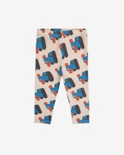 Bobo Choses Doggy Mate All Over Leggings In Off-white