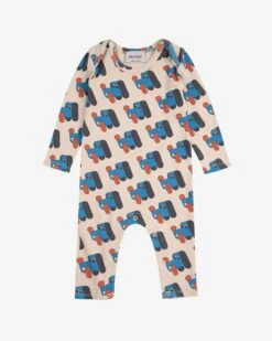 Bobo Choses Doggy Mate All Over Overall In Off-white