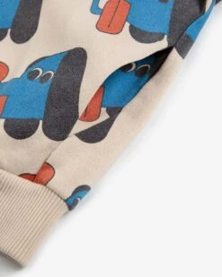 Bobo Choses Doggy Mate All Over Zipped Hoodie In Off-white -LITTLE Baby Gear little bobo choses doggy mate all over zipped hoodie in off white 1174964836