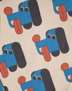 Bobo Choses Doggy Mate All Over Zipped Hoodie In Off-white -LITTLE Baby Gear little bobo choses doggy mate all over zipped hoodie in off white 1174964837