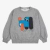 Bobo Choses Doggy Mate Sweatshirt In Heather Gray