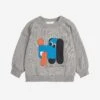 Bobo Choses Doggy Mate Sweatshirt In Light Heather Grey