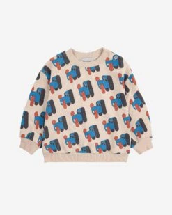 Bobo Choses Doggy Mate Sweatshirt In Off-white