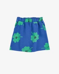 Bobo Choses Lucky Clover All Over Skirt In Blue