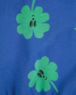 Bobo Choses Lucky Clover All Over Sweatshirt In Blue -LITTLE Baby Gear little bobo choses lucky clover all over sweatshirt in blue 1174964870