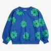 Bobo Choses Lucky Clover All Over Sweatshirt In Blue