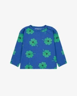 Bobo Choses Lucky Clover All Over Long Sleeve Tee