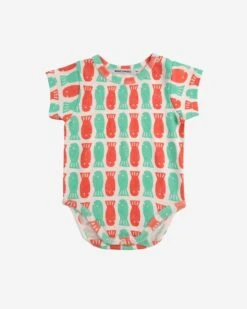 Bobo Choses Lucky Fish All Over Body In Off-white