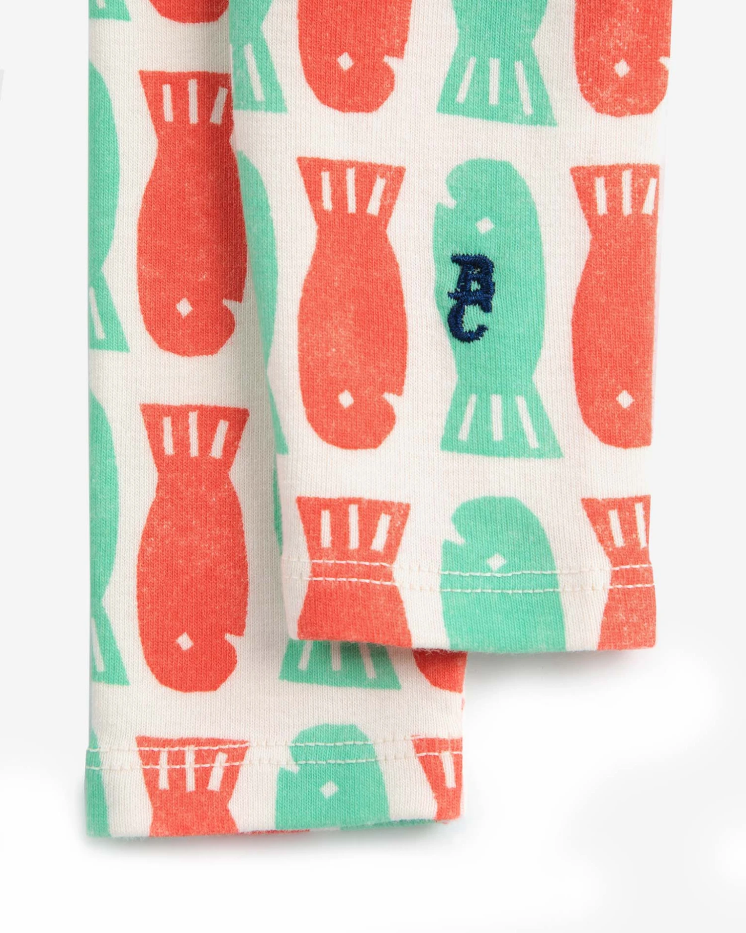 Bobo Choses Lucky Fish All Over Leggings In Off-white 4 Bobo Choses Lucky Fish All Over Leggings In Off-white - Image 2