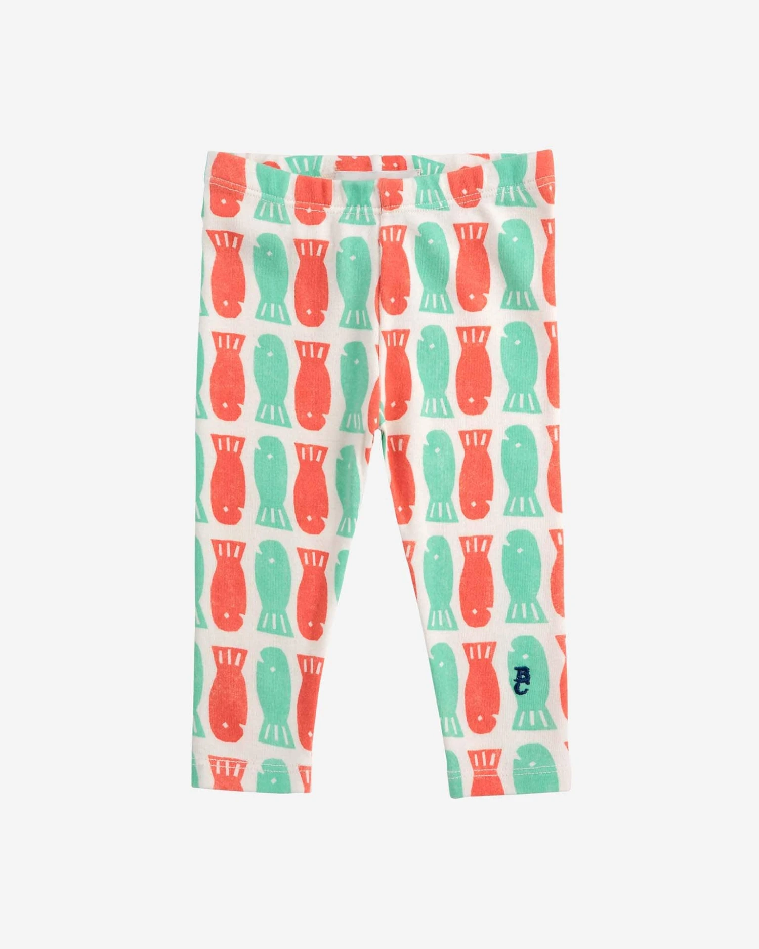 Bobo Choses Lucky Fish All Over Leggings In Off-white 3 Bobo Choses Lucky Fish All Over Leggings In Off-white