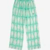 Bobo Choses Lucky Fish All Over Woven Pants In Light Green