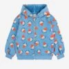 Bobo Choses Morning Egg All Over Zipped Hoodie In Blue -LITTLE Baby Gear little bobo choses morning egg all over zipped hoodie in blue 50860183552292
