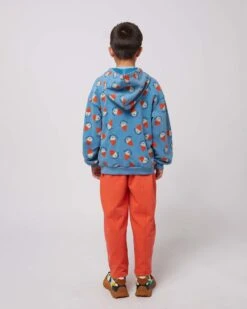 Bobo Choses Morning Egg All Over Zipped Hoodie In Blue -LITTLE Baby Gear little bobo choses morning egg all over zipped hoodie in blue 50860183585060