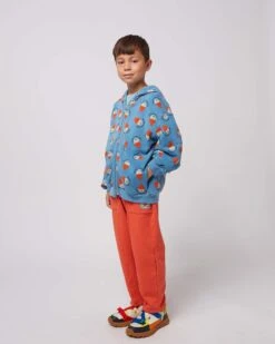 Bobo Choses Morning Egg All Over Zipped Hoodie In Blue -LITTLE Baby Gear little bobo choses morning egg all over zipped hoodie in blue 50860183650596