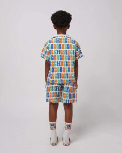 Multicolor Bobo Choses All Over Woven Shirt -LITTLE Baby Gear little bobo choses multicolor bobo choses all over woven shirt 50860050350372