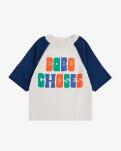 Multicolor Bobo Choses Ranglan T-shirt In Multicolor