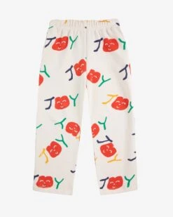 Bobo Choses Smiling All Over Jogging Pants In Off-white