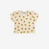 Bobo Choses Sunflower All Over Balloon Sleeve T-shirt In Beige