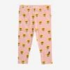 Bobo Choses Sunflower All Over Leggings In Light Pink -LITTLE Baby Gear little bobo choses sunflower all over leggings in light pink 50860229493028