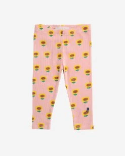 Bobo Choses Sunflower All Over Leggings In Light Pink