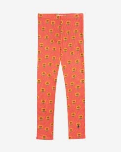 Bobo Choses Sunflower All Over Leggings In Red