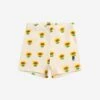 Bobo Choses Sunflower All Over Short Leggings In Beige