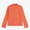 Bobo Choses Sunflower All Over Turtleneck T-shirt In Red -LITTLE Baby Gear little bobo choses sunflower all over turtleneck t shirt in red 50860195807524