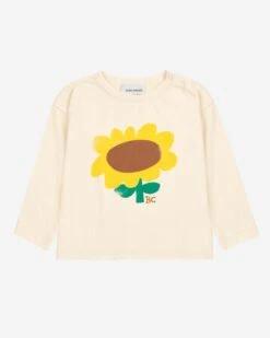 Bobo Choses Sunflower T-shirt In Off-white