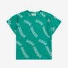 Wavy Bobo Choses All Over T-shirt In Green -LITTLE Baby Gear little bobo choses wavy bobo choses all over t shirt in green 50859995136292