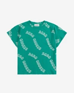 Wavy Bobo Choses All Over T-shirt In Green