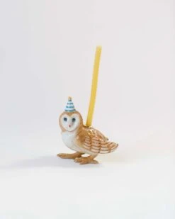 Barn Owl Cake Topper -LITTLE Baby Gear little camp hollow barn owl cake topper in box 46286323319076