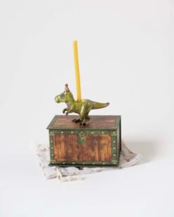 T-rex Cake Topper -LITTLE Baby Gear little camp hollow t rex cake topper in box 43336289517860